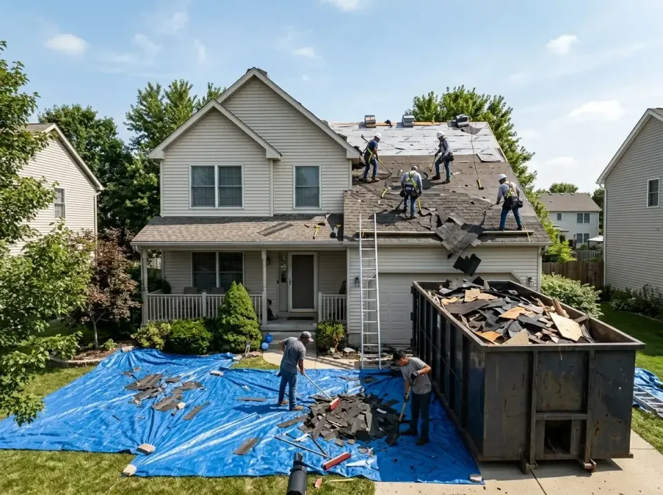 roof-replacement-debris-remova-004 — frequently asked questions, Cheapest Dumpster Rentals in Chesterland, OH